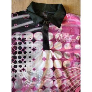 USBC Bowling‎ Shirt "Bowl For The Cure" Black And Pink Size Small